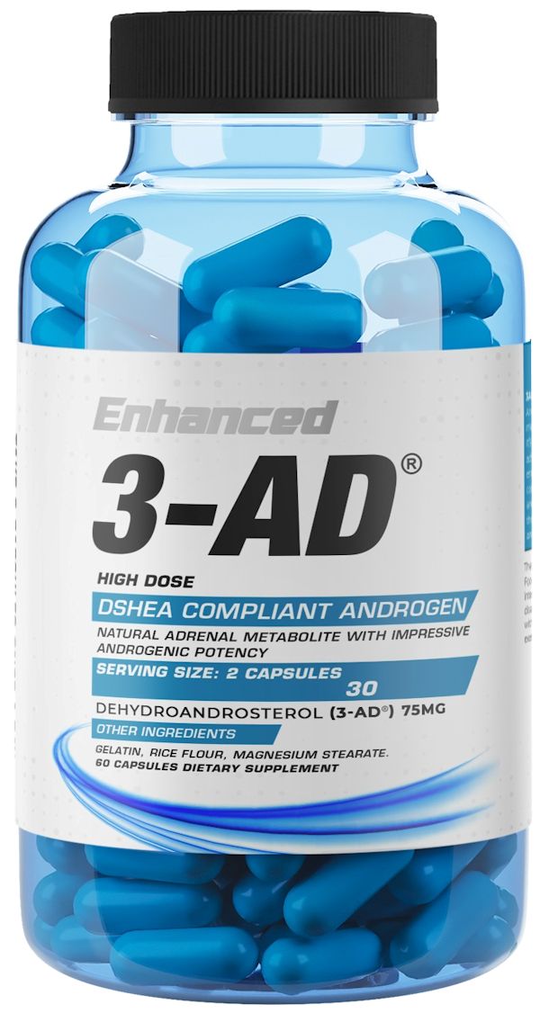 Enhanced Labs 3-AD Muscle Growth 60 Caps|Lowcostvitamin.com