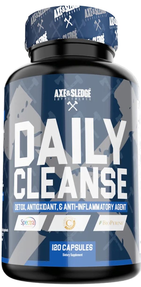 Axe & Sledge Daily Cleanse Detox Agent 120 Capsules|Lowcostvitamin.com