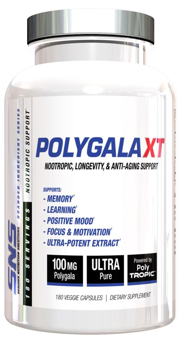 Serious Nutrition Solutions Polygala XT 180 Veg Caps|Lowcostvitamin.com|Memory