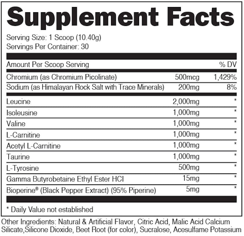 DAS Labs Bucked Up Racked 30 servings Lowcostvitamin.com fact