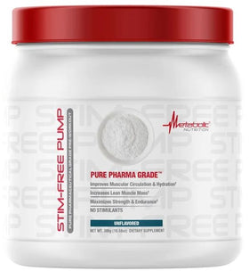 Metabolic Nutrition Stim Free Pump Pre-Workout|Lowcostvitamin.com|Muscle Pumps