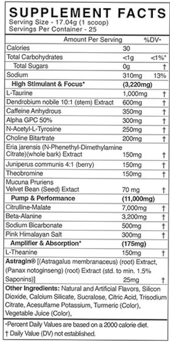BlackMarket Labs AdreNOlyn Underground 25 servings|Lowcostvitamin.com|Muscle Pumps