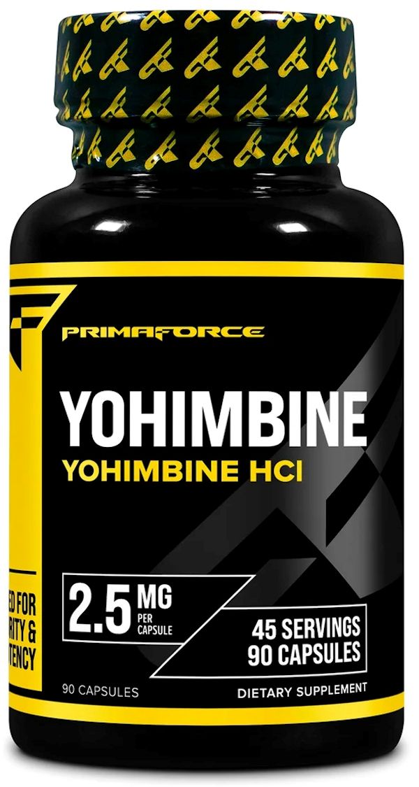PrimaForce Yohimbine HCl 2.5 mg 90 capsules|Lowcostvitamin.com