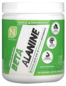 Nutrakey Beta Alanine 100 servings|Lowcostvitamin.com|Beta-alanine