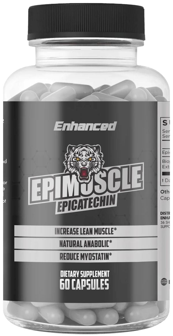 Enhanced Labs EpiMuscle Epicatechin 60 Capsules|Lowcostvitamin.com