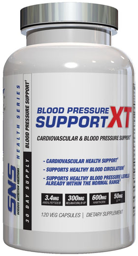 Serious Nutrition Solutions SNS Blood Pressure Support XT 120 Veg Caps|Lowcostvitamin.com|