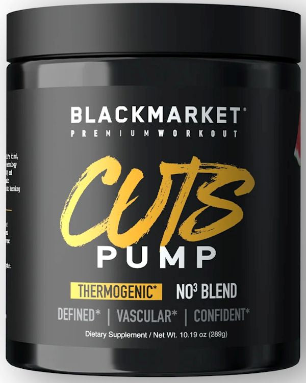 BlackMarket Labs CUTS PUMP Pre-Workout|Lowcostvitamin.com
