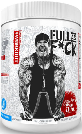 5% Nutrition Full As F*ck Non-Stim Pre-Workout|Lowcostvitamin.com|Citrulline