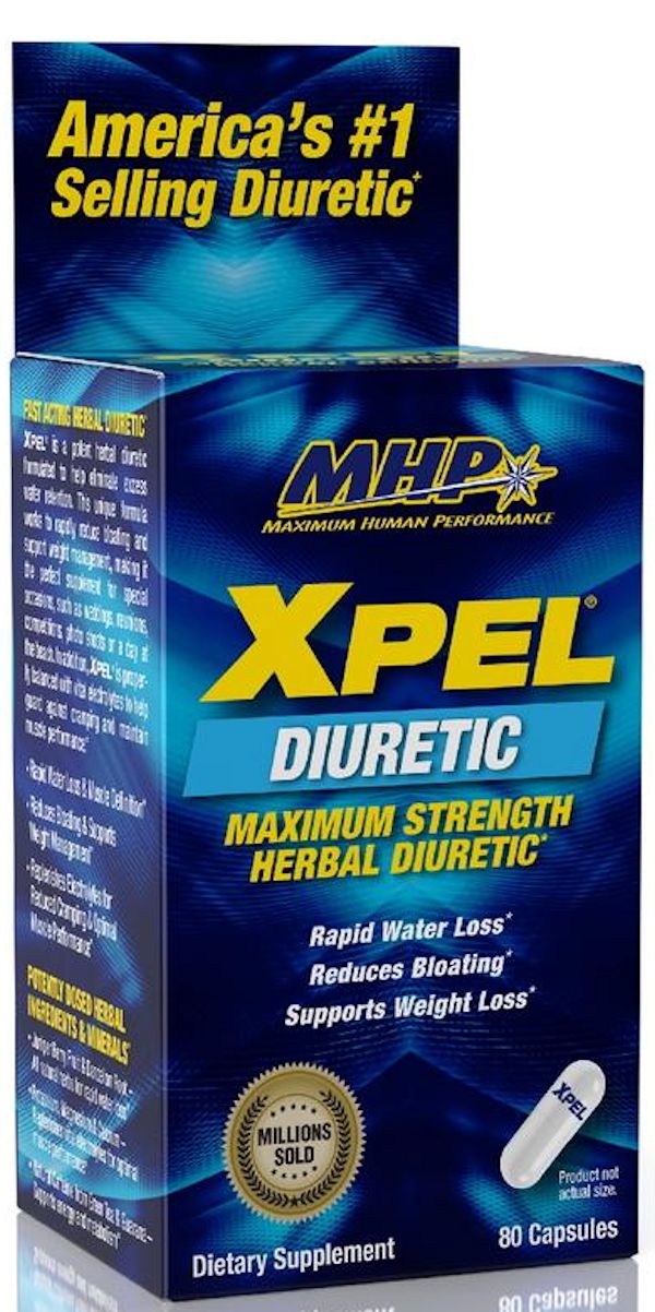 MHP Xpel Herbal Diuretic 80 caps|Lowcostvitamin.com