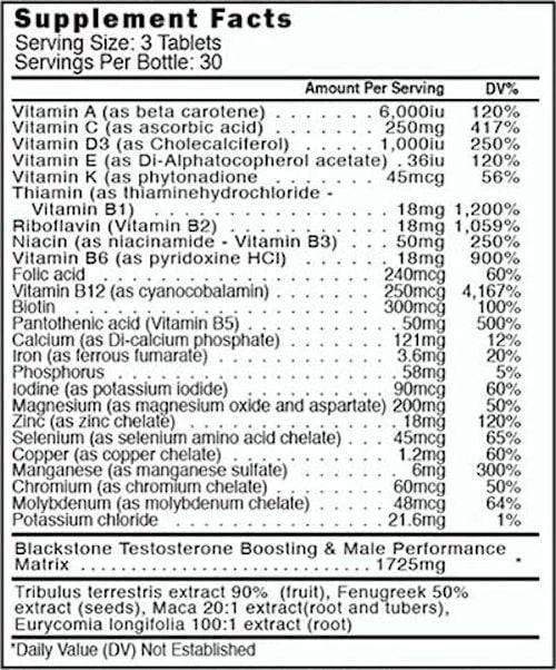 Blackstone Labs Multi with Test Booster|Lowcostvitamin.com|Multi Vitamin