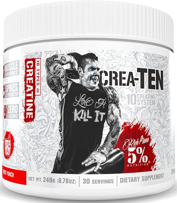 5% Nutrition Crea-Ten 10 Different Creatine in 1|Lowcostvitamin.com