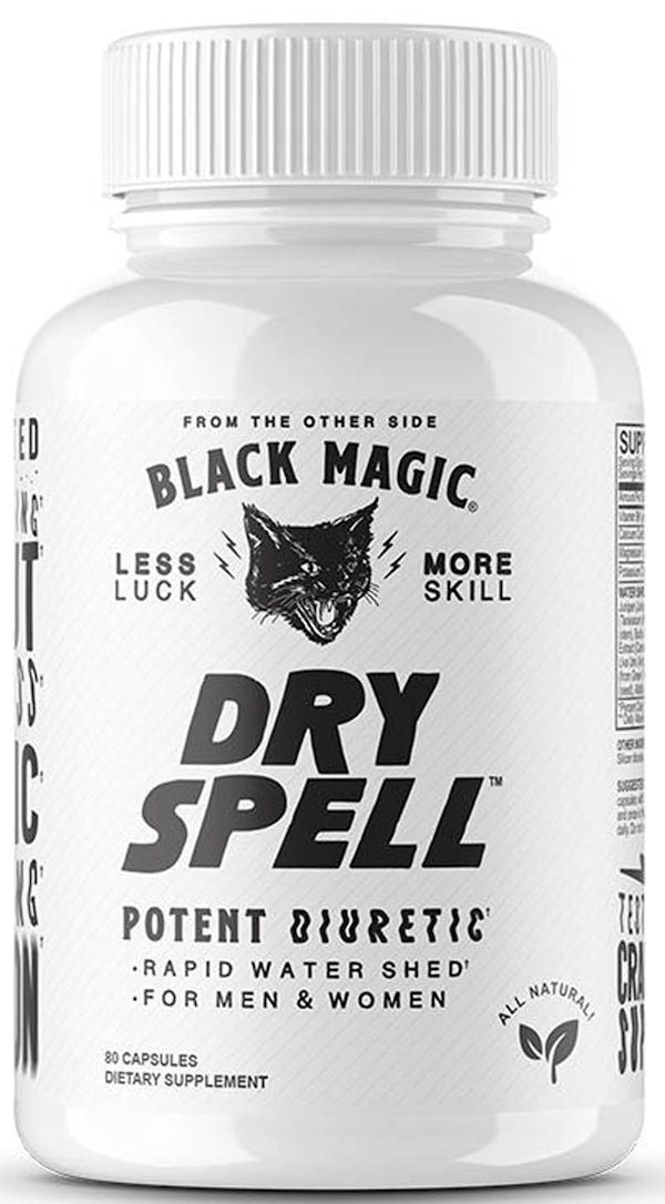 Black Magic Supps Dry Spell Natural Diuretic 80 Capsules|Lowcostvitamin.com