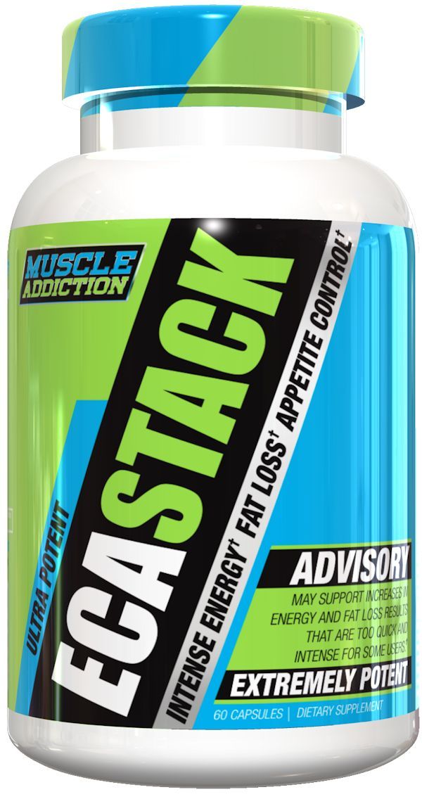 Muscle Addiction ECA Stack 60 capsulesLowcostvitamin.com