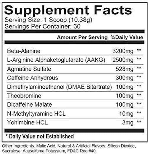 EPG Extreme Performance Group Turnt UP 30 servings|Lowcostvitamin.com