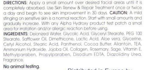 Perfect Body Parts Skin Renew Repair Cream Alpha Hydroxy Acids Collagen Anti-Aging|Lowcostvitamin.com