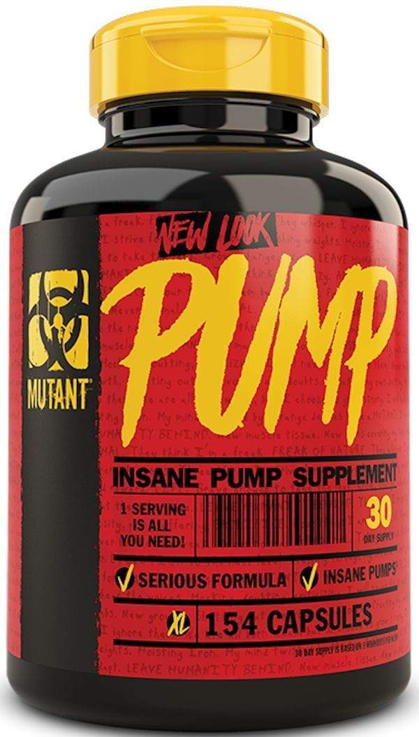 Mutant Pump 154 Capsules|Lowcostvitamin.com