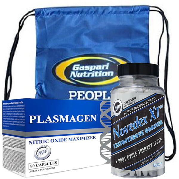 Hi-Tech Pharmaceuticals Novedex-XT- Plasmagen Stack with FREE BackPack|Lowcostvitamin.com