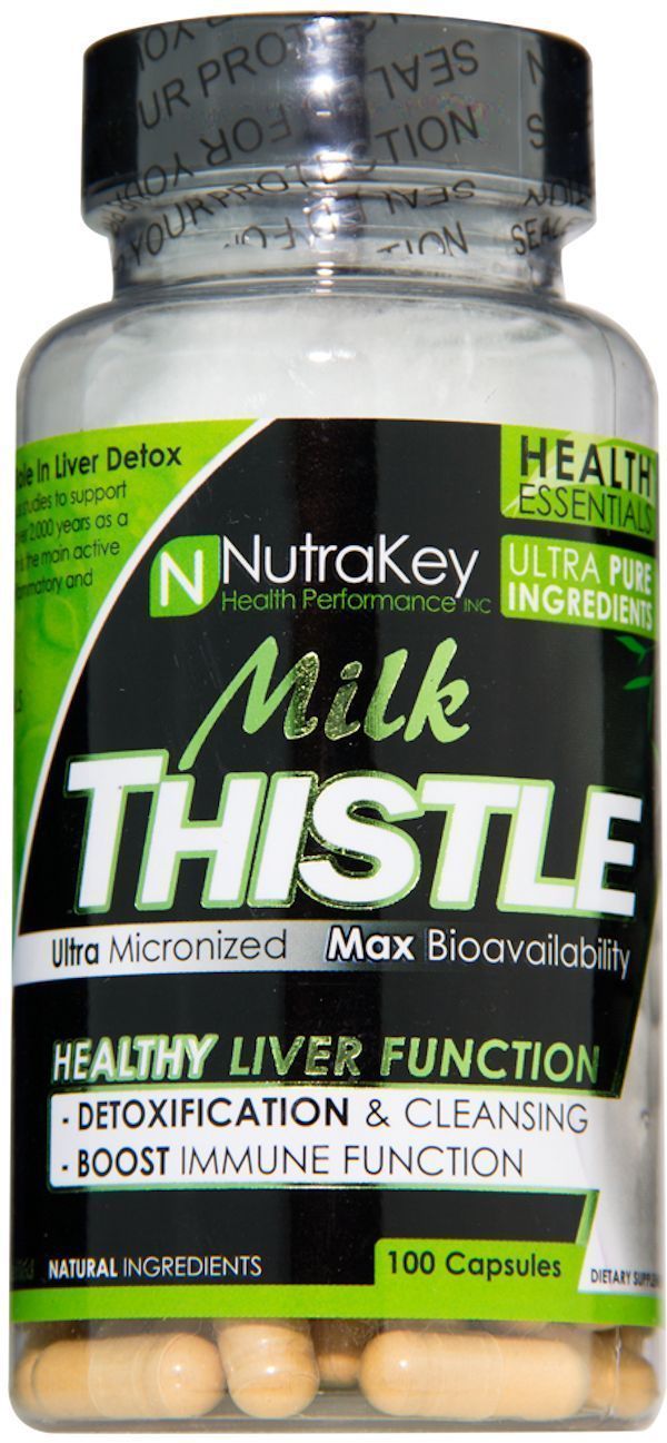 Nutrakey Milk Thistle 100 Capsules|Lowcostvitamin.com