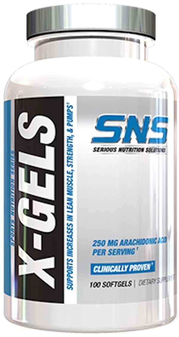 Serious Nutrition Solution X-Gels Lean Muscle 100 sofgelsLowcostvitamin.com