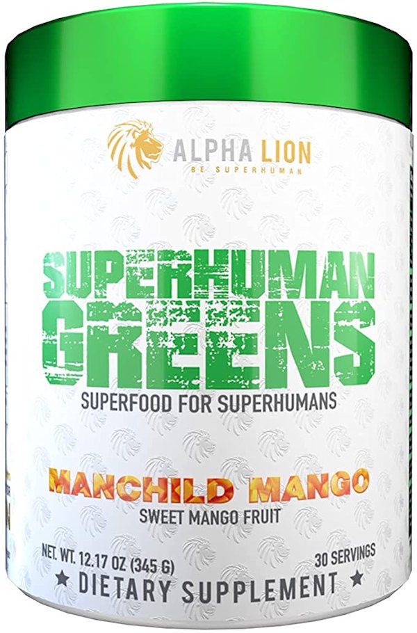 Alpha Lion SuperHuman Greens 40+ Powerful Superfood BlendLowcostvitamin.com