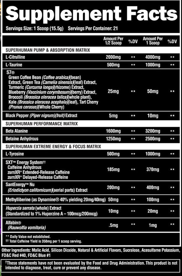 Alpha Lion Super Human Extreme High Energy Pre-Workout|Lowcostvitamin.com|Pre-Workout
