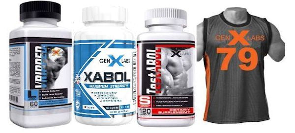 GenXLabs Ultimate Mass Size Stack w/ FREE Muscle Tank Top|Lowcostvitamin.com