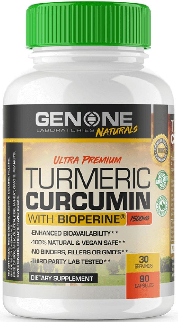 GenOne Labs Ultra Premium Turmeic Curcumin 90 caps|Lowcostvitamin.com