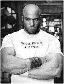Universal Nutrition T-Shirt  Shut the F **** Up and Train White by  BLOWOUT SALE 50-80% OFF|Lowcostvitamin.com