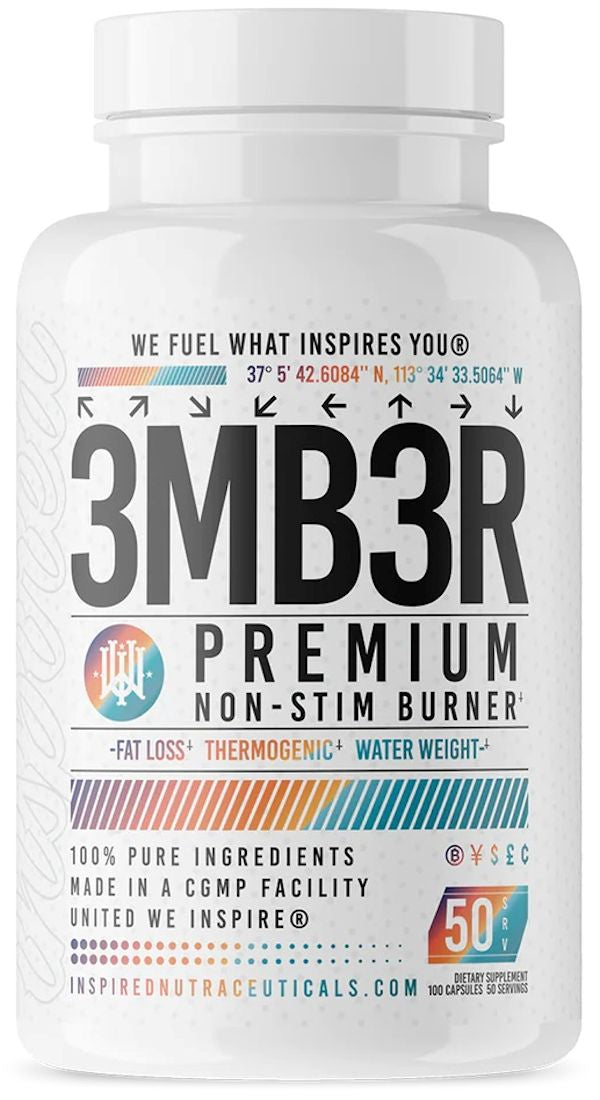 Inspired Nutraceuticals 3MB3R non-stimulant fat-burning|Lowcostvitamin.com