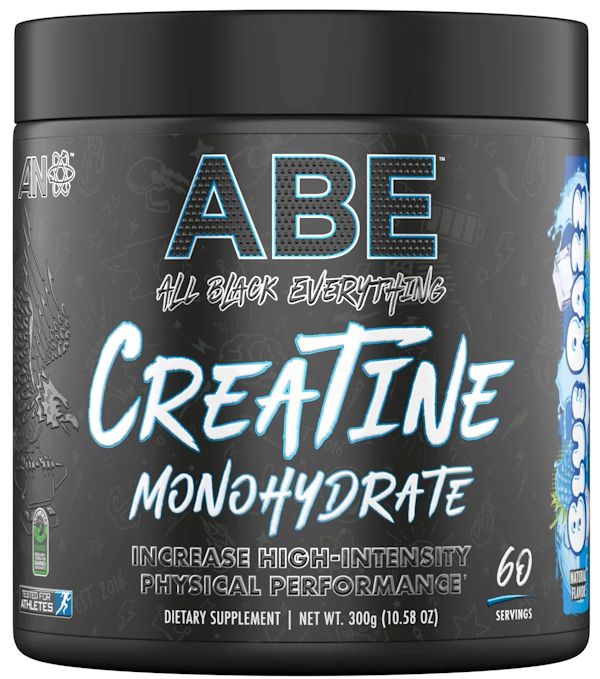 ABE Creatine Monohydrate Muscle Pumps 60 Servings blue