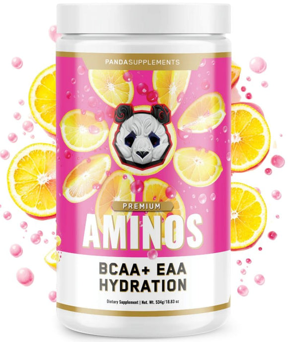 Panda Supps AMINOS - Premium BCAA + EAA + Hydration|Lowcostvitamin.com|BCAA