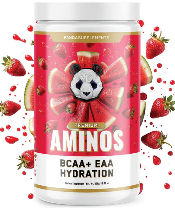 Panda Supps AMINOS - Premium BCAA + EAA + Hydration|Lowcostvitamin.com|BCAA