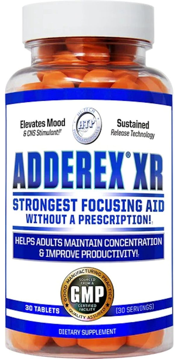 Hi-Tech Pharmaceuticals Adderex-XR Focus 30 Tabs|Lowcostvitamin.com|Focus