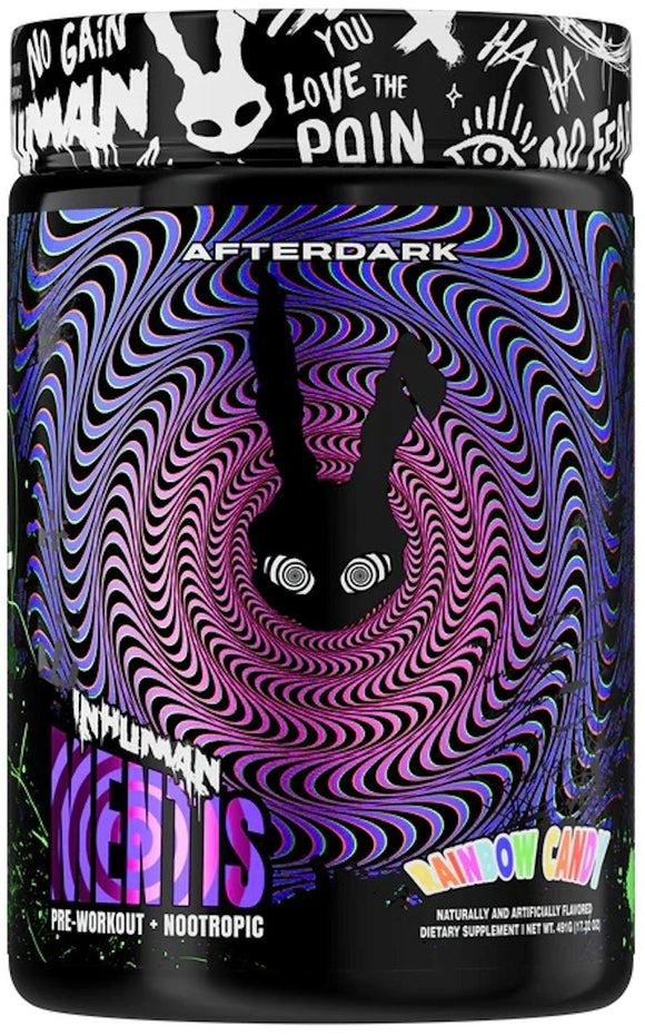 AfterDark InHuman Mentis Pre-Workout EXTREME PUMPS, BLOOD FLOW|Lowcostvitamin.com|Pre-Workout