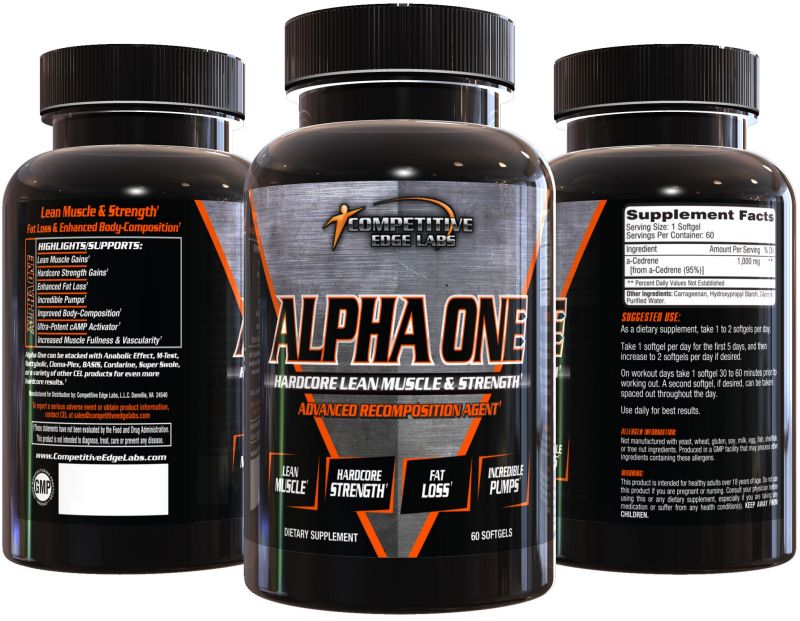 Competitive Edge Labs Alpha One muscle bottle