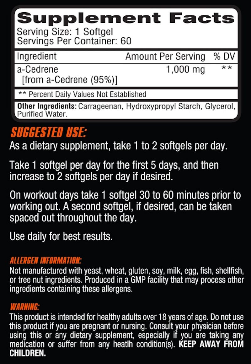 Competitive Edge Labs Alpha One muscle fact