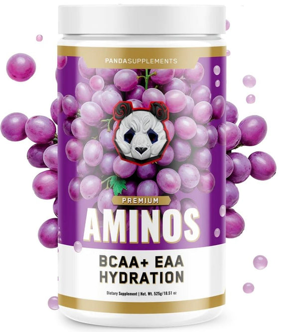 Panda Supps AMINOS – BCAA - EAA - Hydration Lemon Lime Crusher