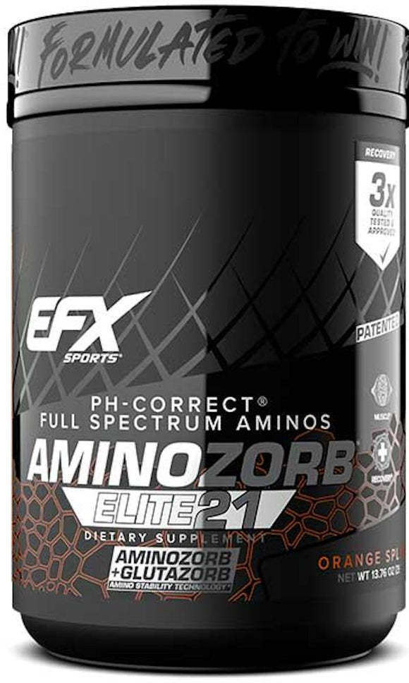 EFX Sports Aminozorb Elite 21 30 Servings|Lowcostvitamin.com|Amino Acids