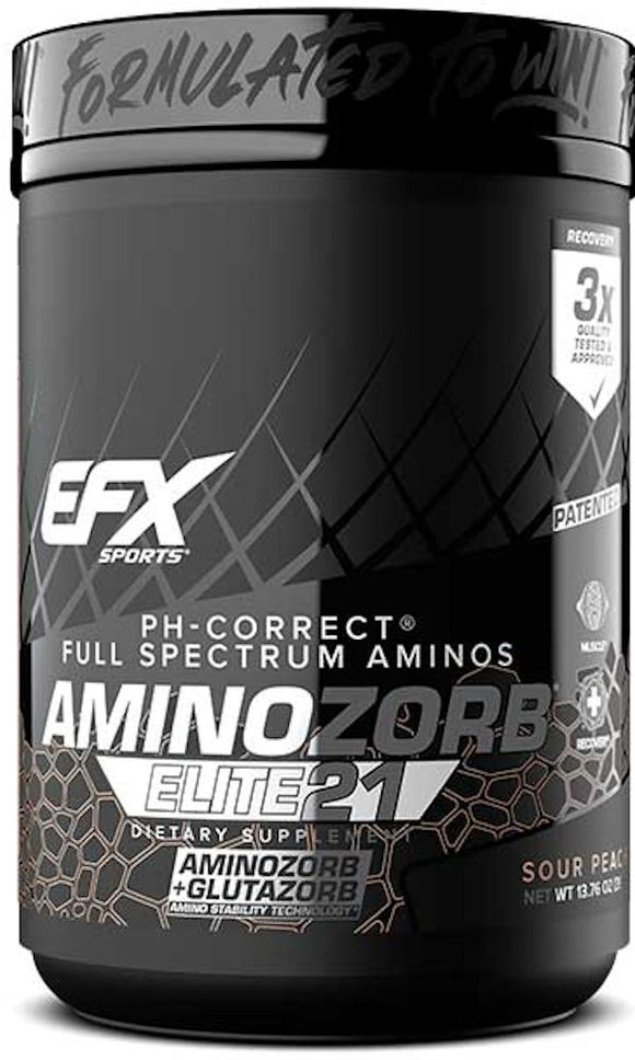 EFX Sports Aminozorb Elite 21 30 Servings|Lowcostvitamin.com|Amino Acids