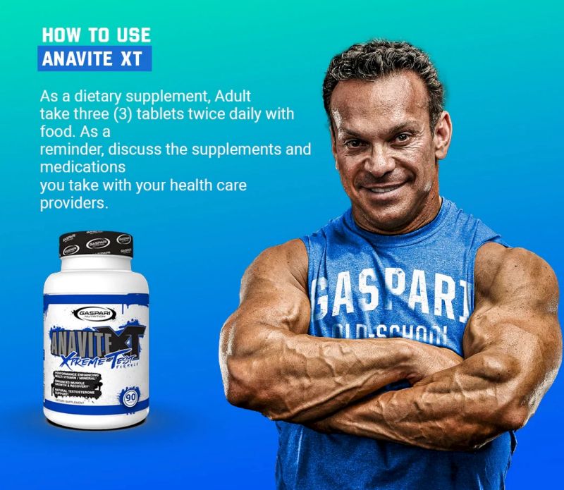 Gaspari Nutrition Anavite XT Xtreme Test|Lowcostvitamin.com|Multi Vitamin
