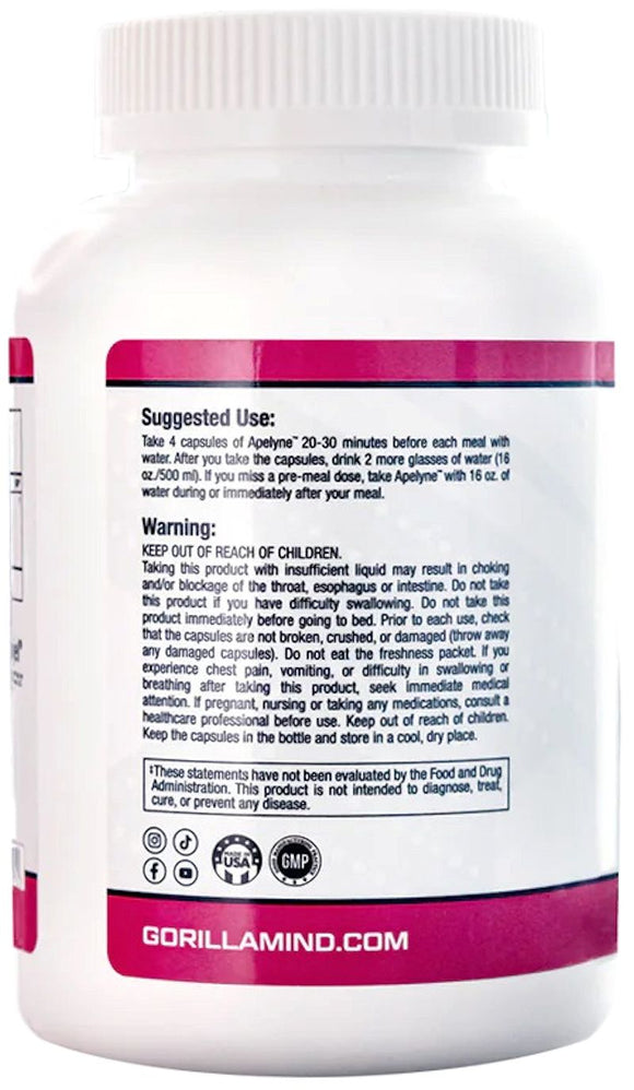 Gorilla Mind Apelyne Non-Stim|Lowcostvitamin.com|Appetite Control