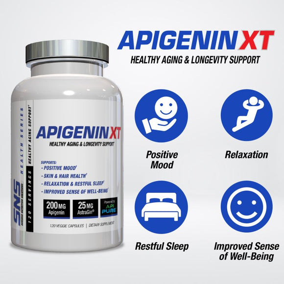 Serious Nutrition Solutions Apigenin XT 200 Mg - 120 Capsules