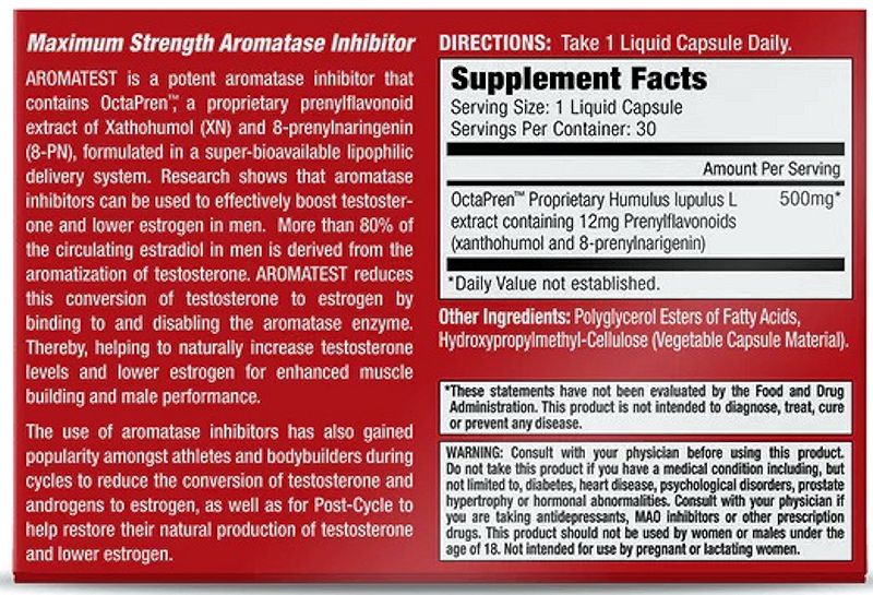 MuscleMeds Aromatest Test Booster 2