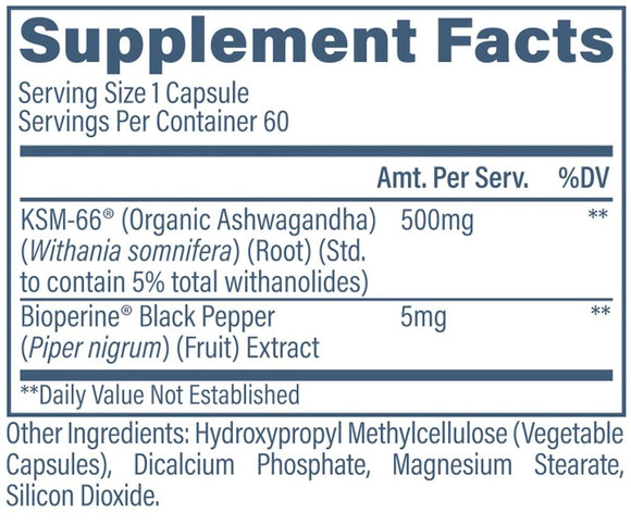 Revive Ashwagandha KSM-66 Veg Caps|Lowcostvitamin.com|Stress