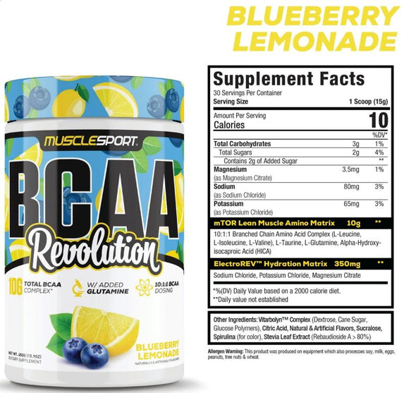 MuscleSport BCAA Revolution, Recovery