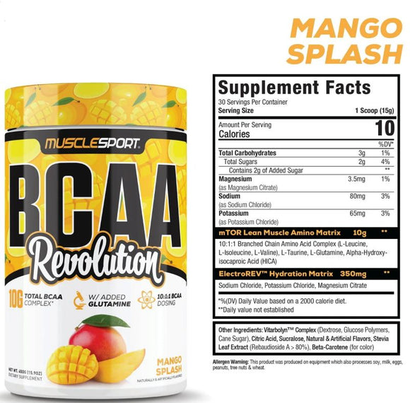 MuscleSport BCAA Revolution, Recovery