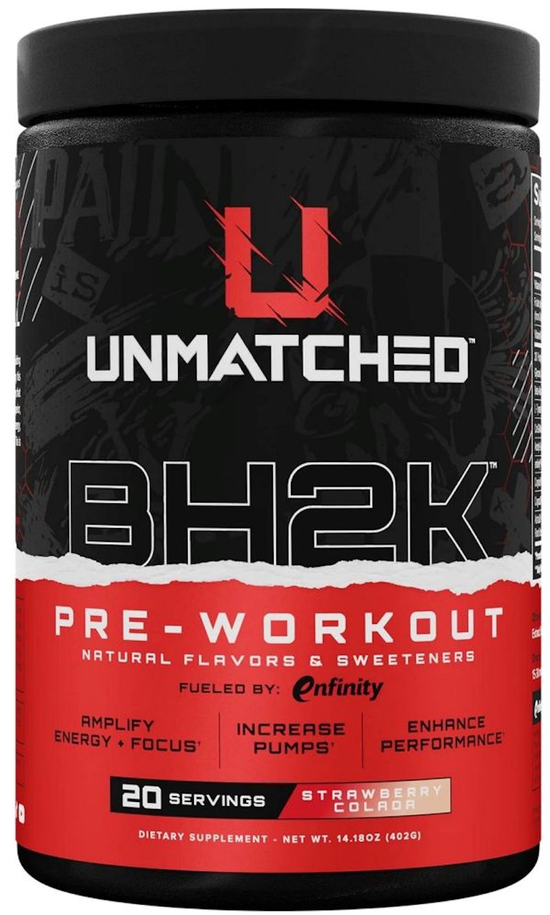 Unmatched Supps BH2K Pre Workout lime