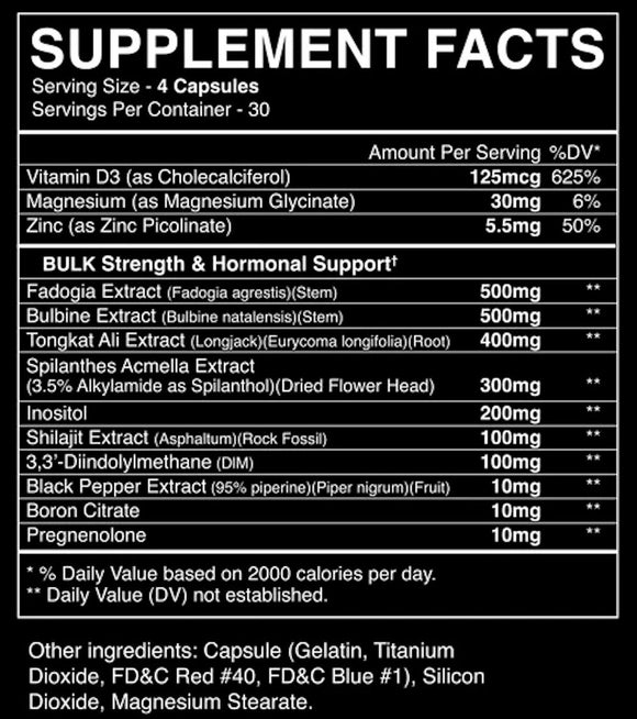 BlackMarket Bulk Pills 120 Capsules