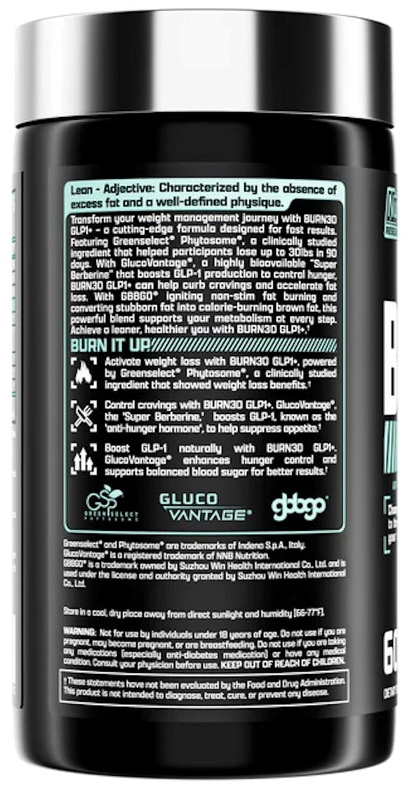 Nutrex Burn30 GLP1 60 Capsules|Lowcostvitamin.com|Fat Burner