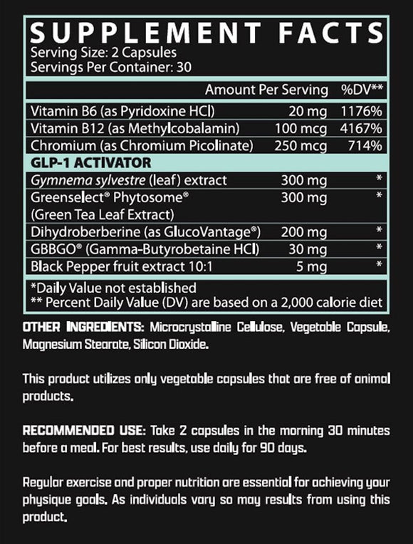 Nutrex Burn30 GLP1 60 Capsules|Lowcostvitamin.com|Fat Burner